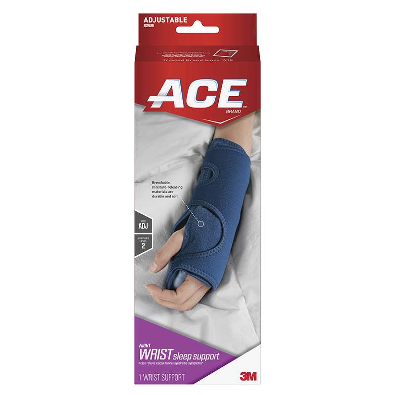 ACE™ Night Wrist Sleep Support 209626, One Size Adjustable